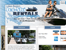 Tablet Screenshot of lakesregionjetski.com